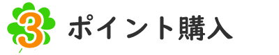 ３．ポイント購入